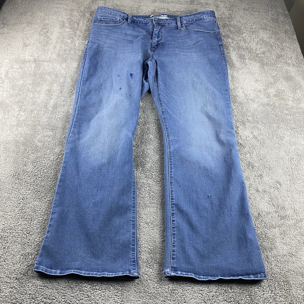 Levis Premium 315 Shapingβ Boot Jeans Womens 20W Blue Medium Wash Mid Rise